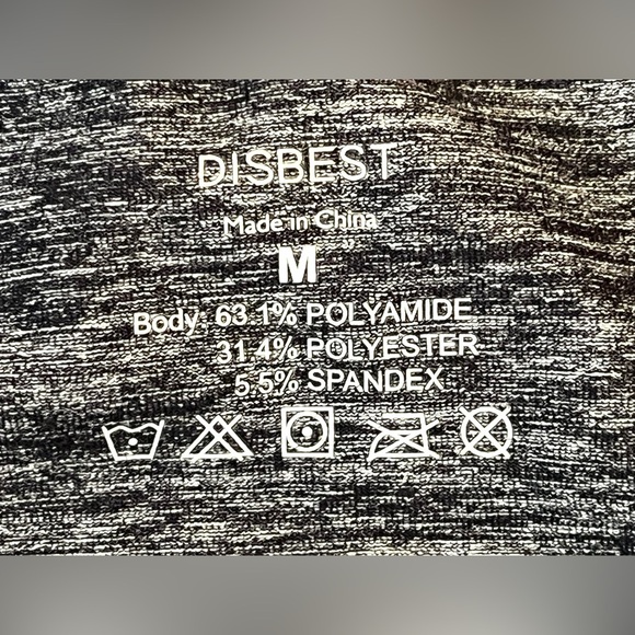 Disbest Gray Athletic Yoga Exercise Quick Dry Tank Top Women’s Size Medium - Picture 4 of 13